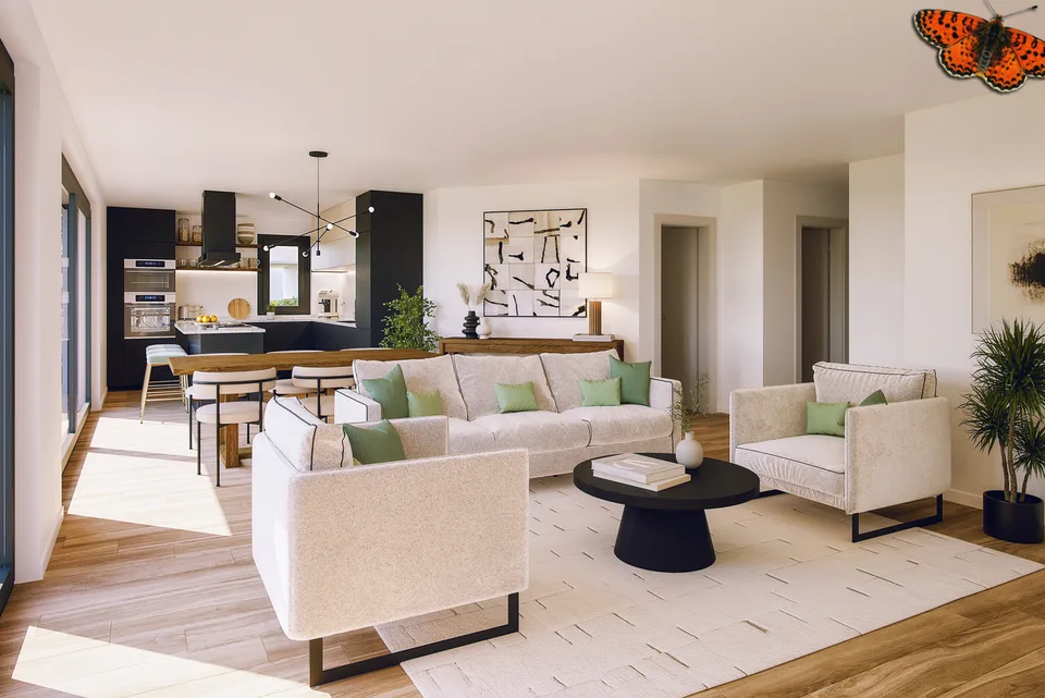 Prächtige Villen in Givisiez - PPE-Fläche von 119 m²!