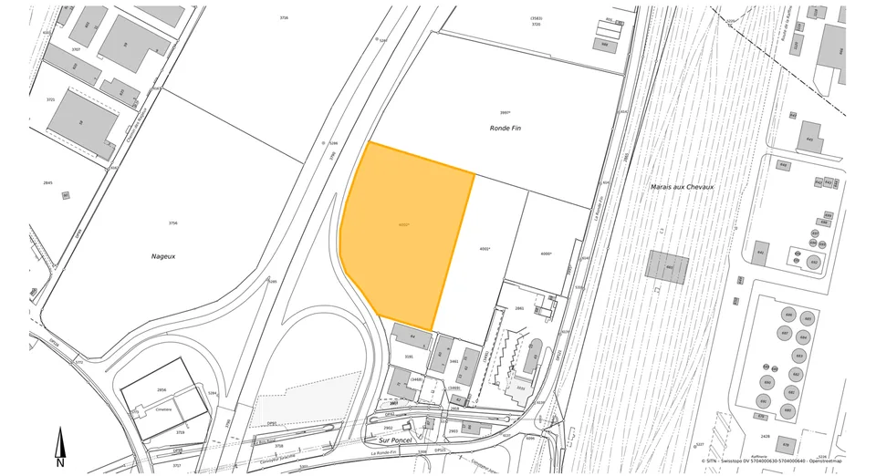 Terrain en zone industrielle