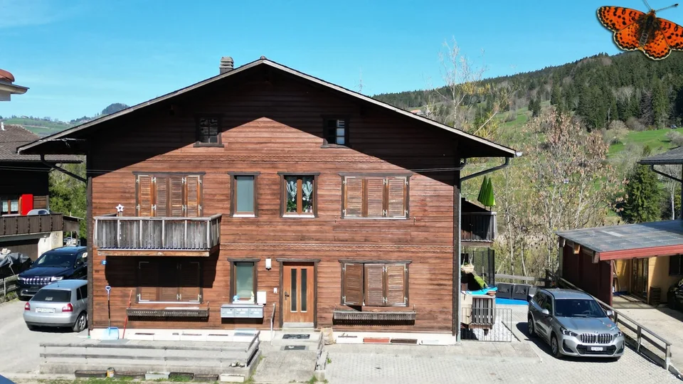 Chalet de 3 appartements à Planfayon