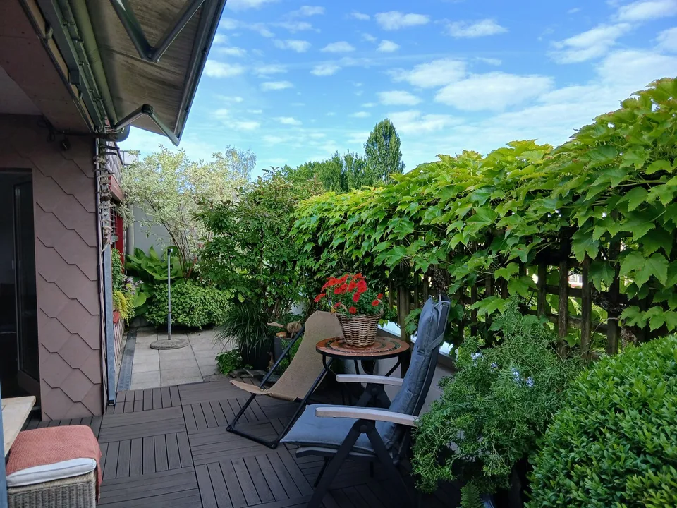 Attikawohnung mit Terrasse zum Verweilen