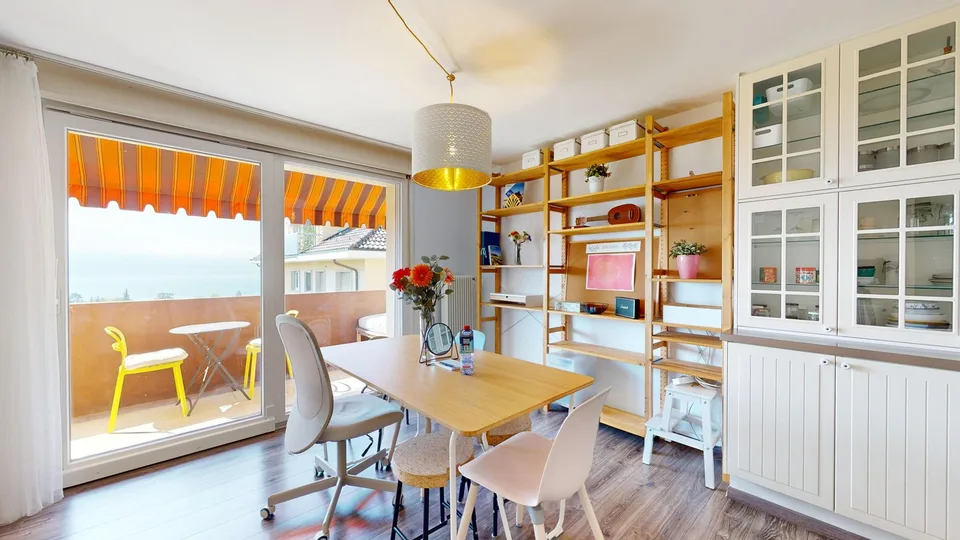 Ein-Zimmer-Wohnung mit Seeblick