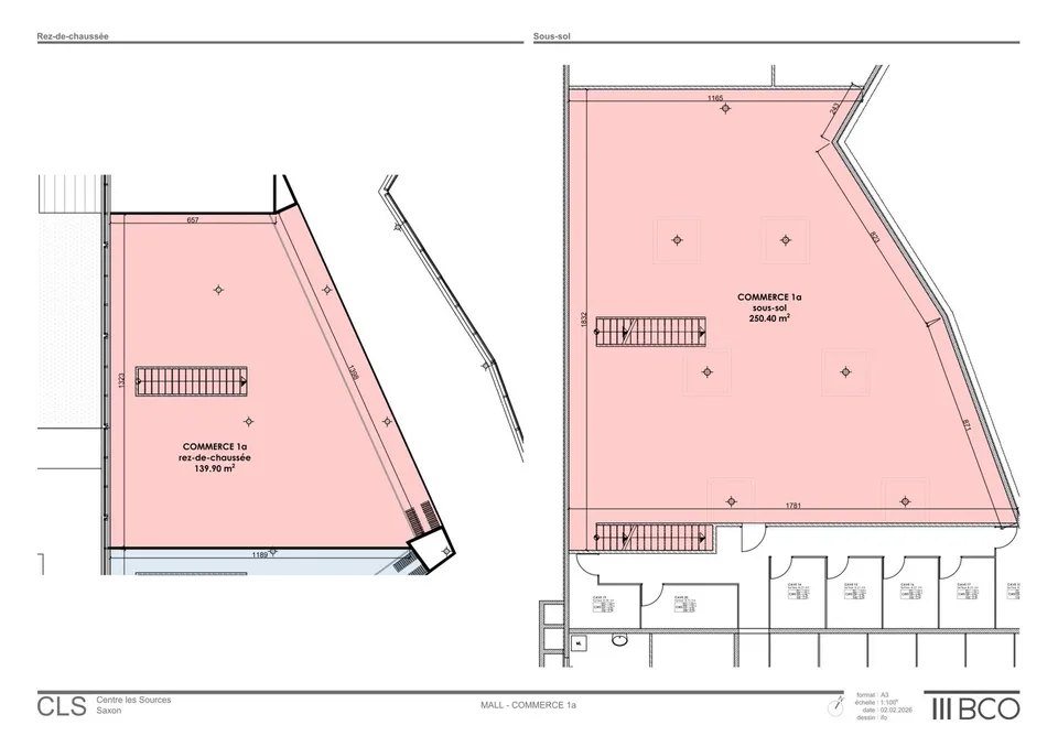 For rent commercial space of 139.90 m2 in Saxon – photo 6 of 6