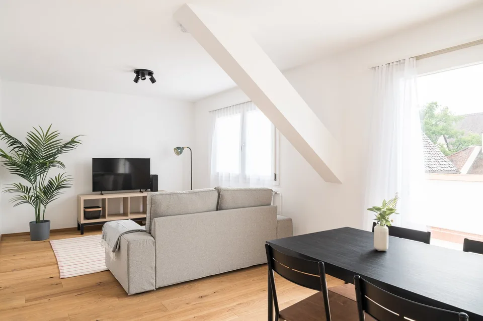 Charming 3.5-Room Apartment with Modern Amenities in Basel's Historic Center