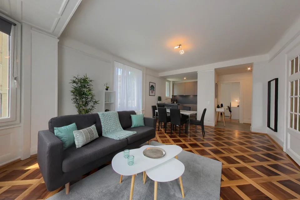 Modern 2-bed - central Lausanne - 10 min from train station