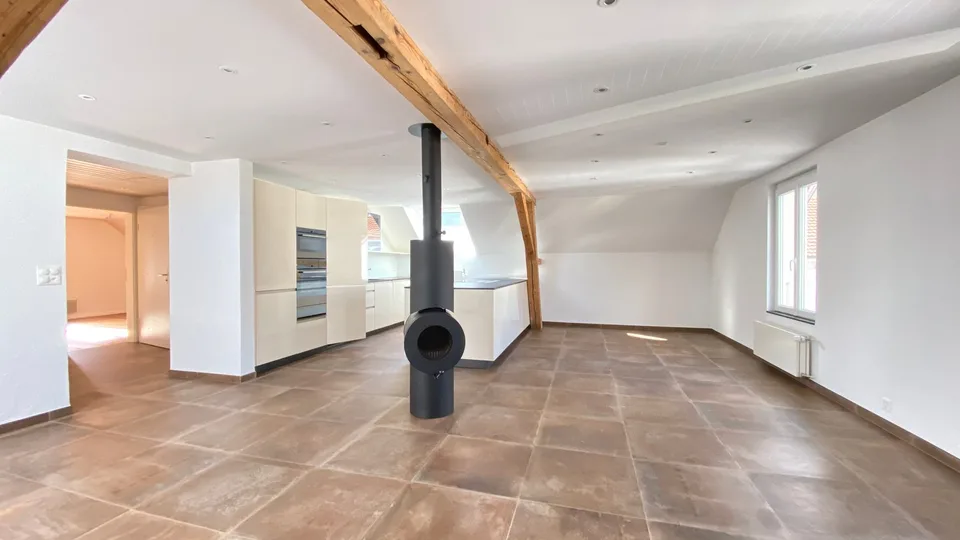 Appartamento incantato di 3,5 locali con stile chalet nel centro del villaggio di Bettlach – foto 7 di 19