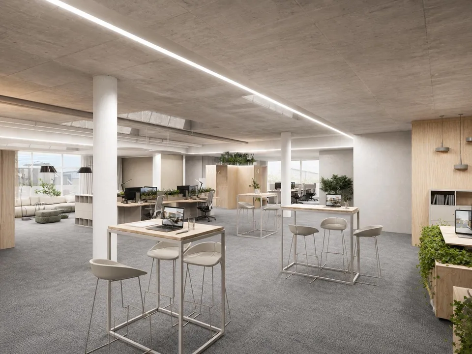 Moderne Büroflächen am Bahnhof Oerlikon