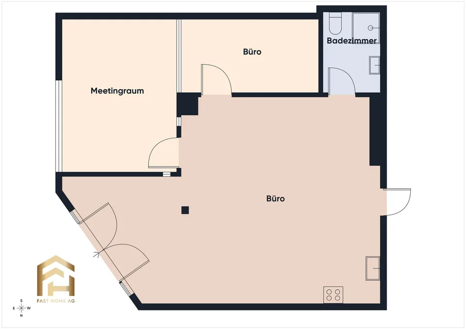 Moderne Arbeitsräume in Gampel mit Parkplätzen direkt vor Ort – Foto 13 von 13