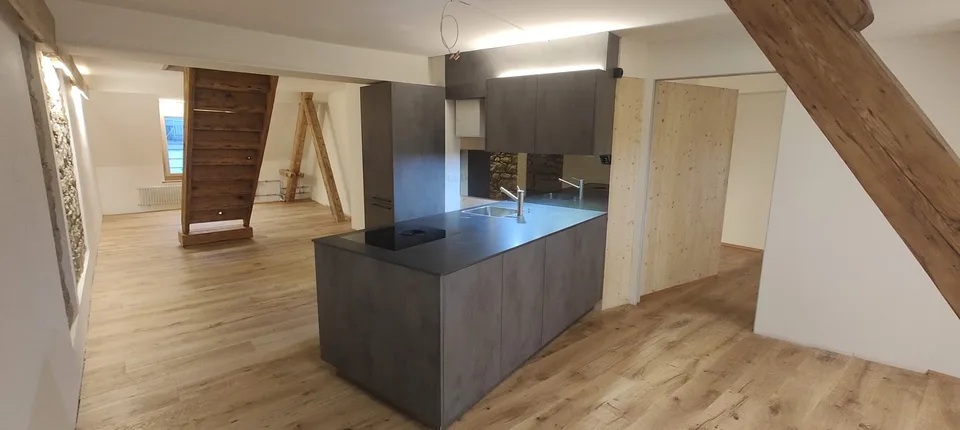 2.5-Zi-Maisonette-Loftwohnung mit exklusiver Dachterrasse - Erstvermietung nach Totalsanierung