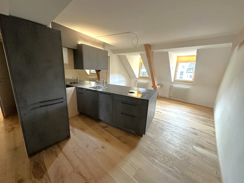 Appartement loft de 2,5 pièces avec terrasse sur le toit exclusive - Première location après rénovation totale