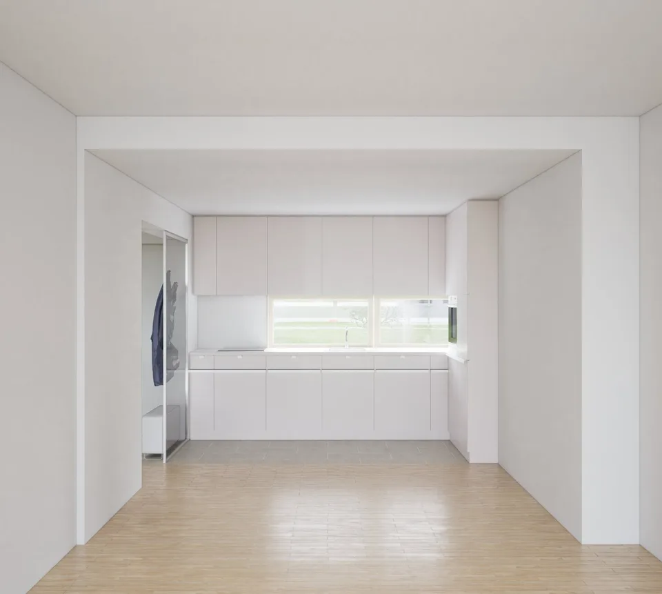 Moderne 2.5-Zimmer-Wohnung mit Mietgarten und Holzterrasse in Zürich-Schwamen