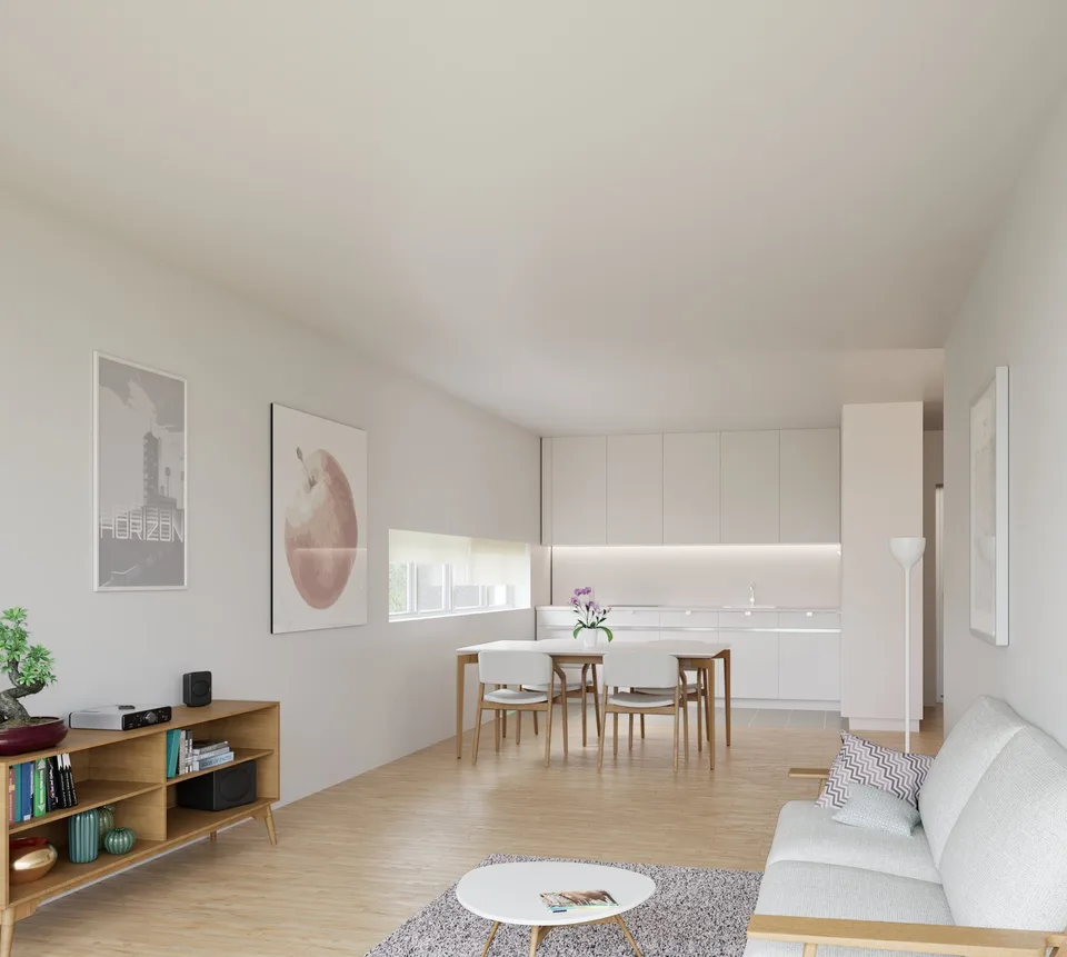 Moderne 2.5-Zimmer-Wohnung mit Mietgarten und Holzterrasse in Zürich-Schwamen
