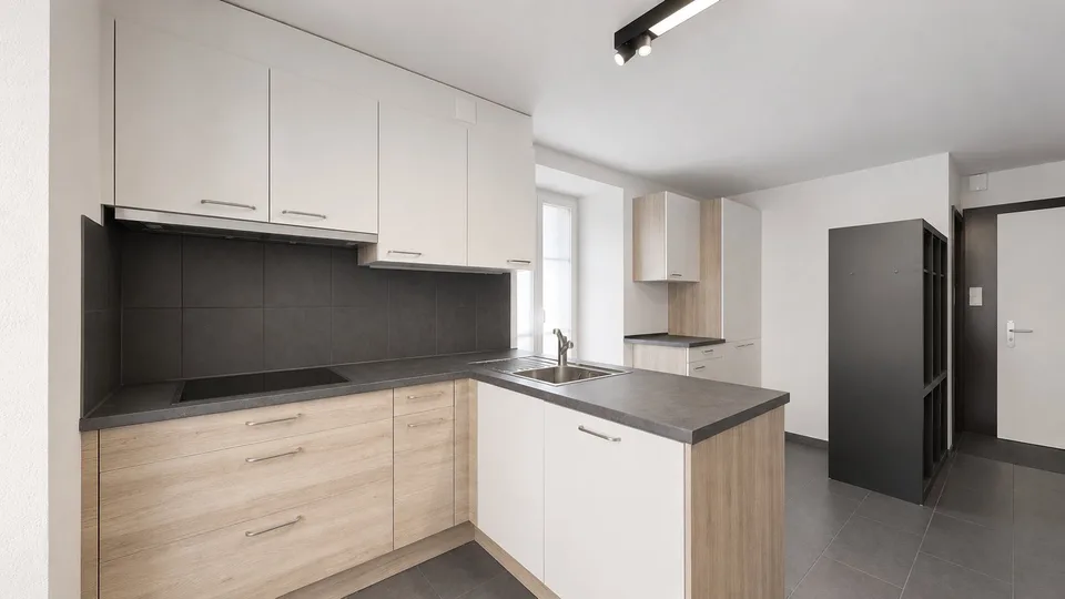 Schönes 4-Zimmer-Apartment mit großem Balkon, Garten und in einer sehr ruhigen Nachbarschaft