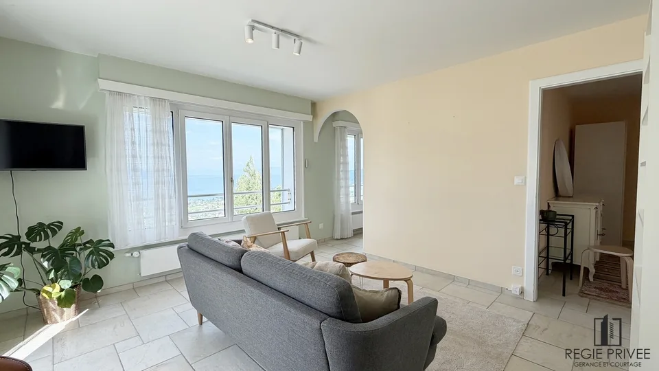 Wohnung mit 2.5 Zimmern, möbliert mit Seeblick