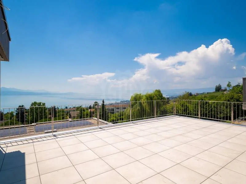 Villa neuve avec panorama spectaculaire sur le Lac à Lutry