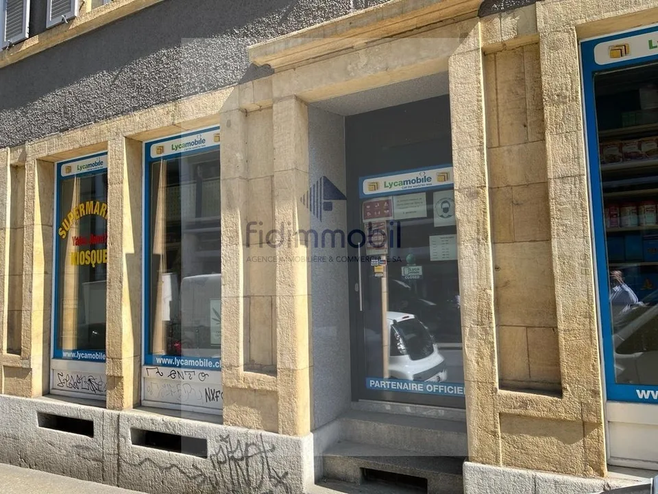 Surface commerciale au centre-ville