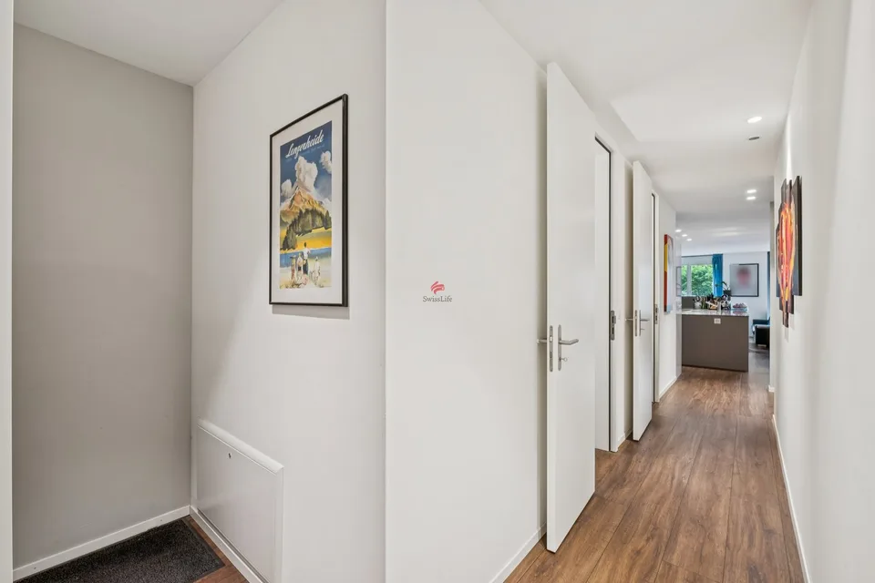 Habitation moderne dans un appartement de jardin