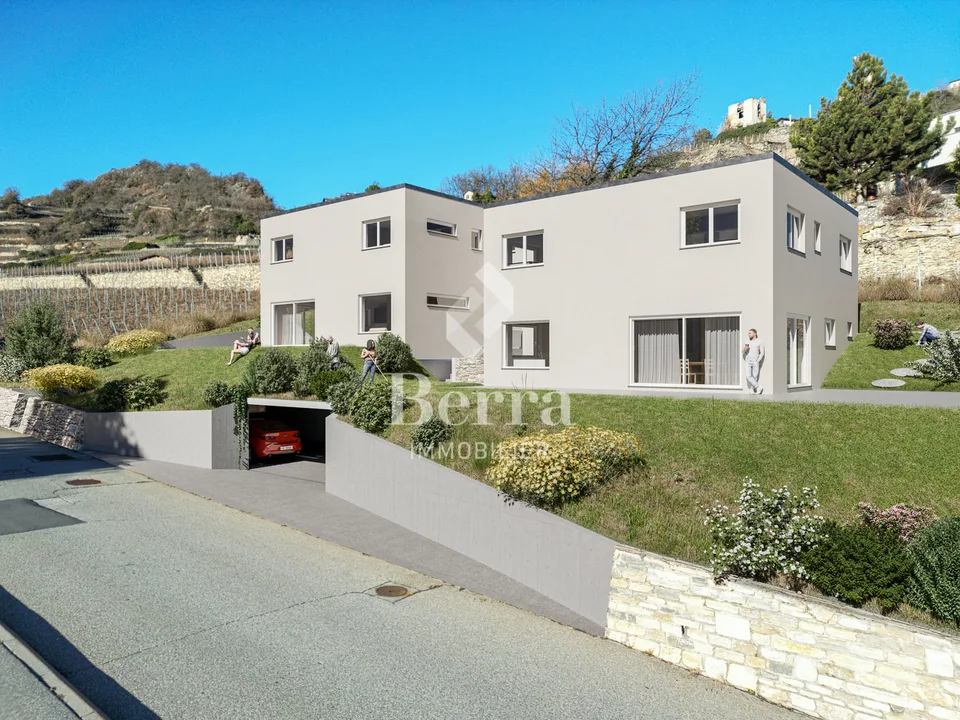 Villa contemporanea nuova - Orientamento Sud-Ovest - Inizio dei lavori