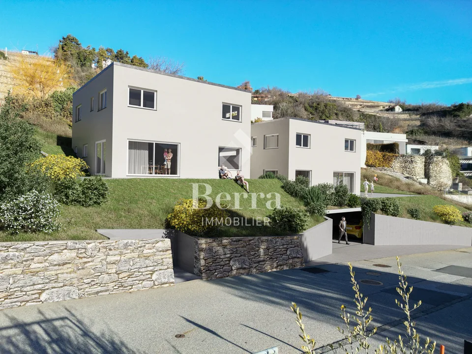 Villa contemporanea nuova - Orientamento Sud-Ovest - Inizio dei lavori