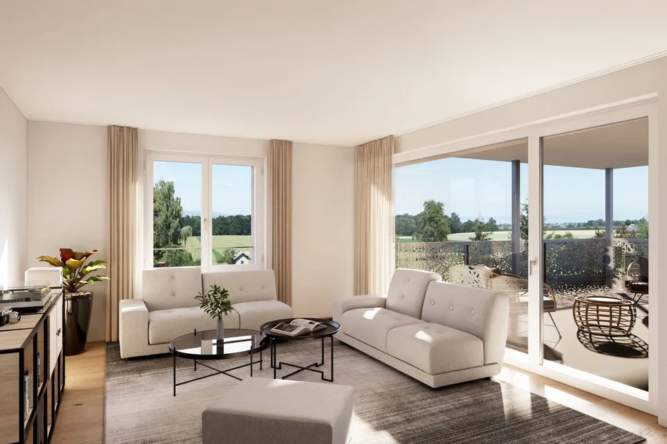 Appartamento nuovo di 6,5 locali adatto alle famiglie con vista sul lago