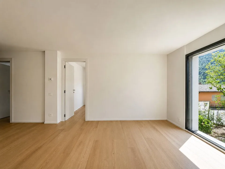 Elegante appartamento con giardino privato.