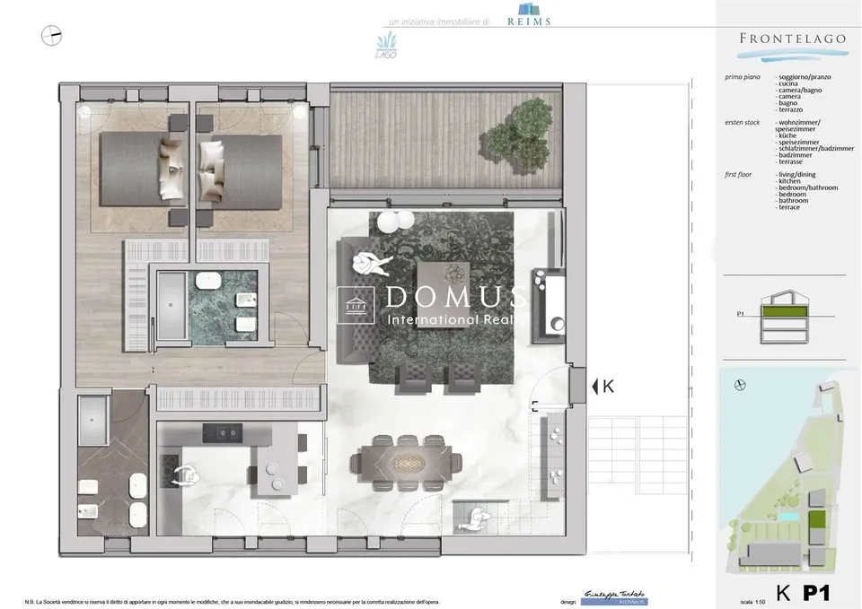 Lakefront apartment with garden – photo 6 of 8