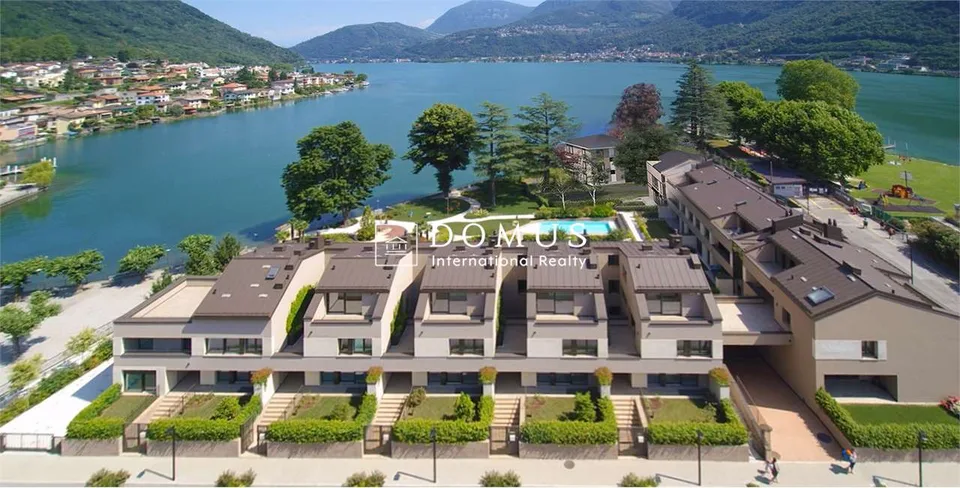 Appartement au bord du lac avec jardin