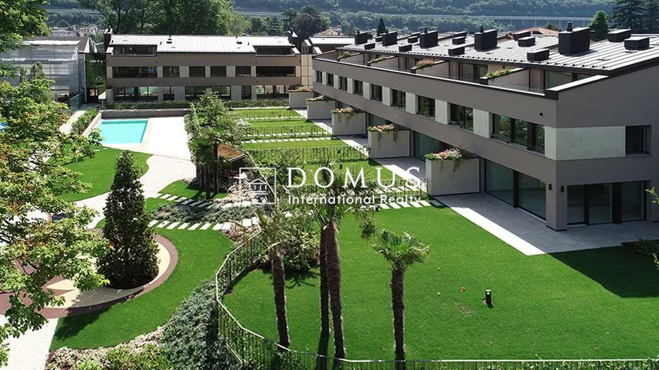 Appartement au bord du lac avec jardin