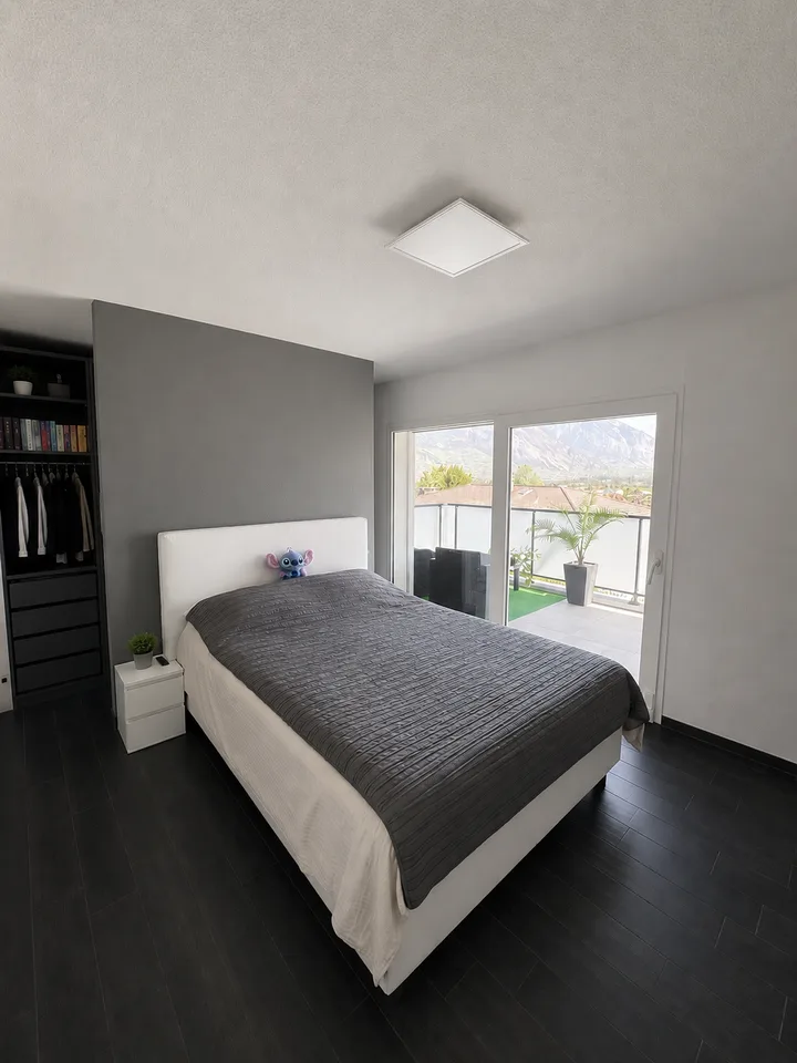 Casa familiare moderna di 5.5 locali a Saxon – Vista panoramica sulle montagne – foto 11 di 23