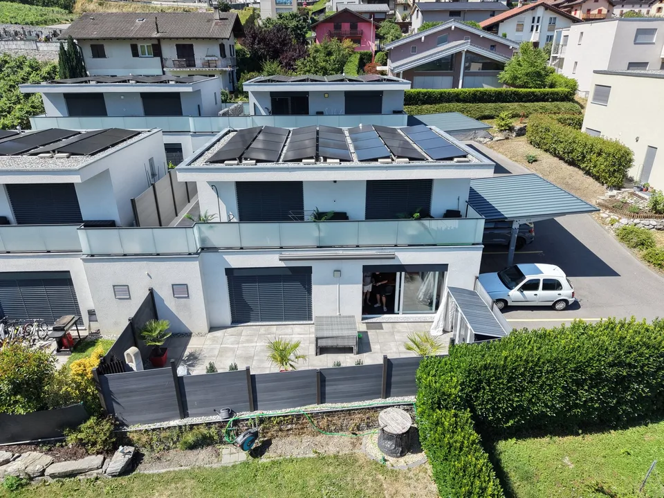 Casa familiare moderna di 5.5 locali a Saxon – Vista panoramica sulle montagne – foto 17 di 23