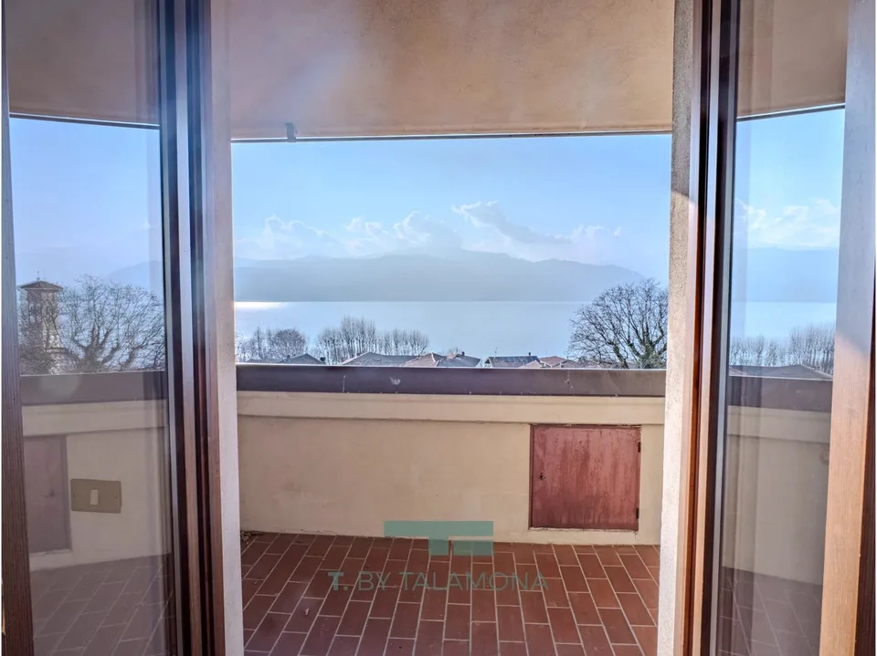 Studio-Apartment mit Garten und Balkon mit Seeblick in Cerro, Laveno Mombello