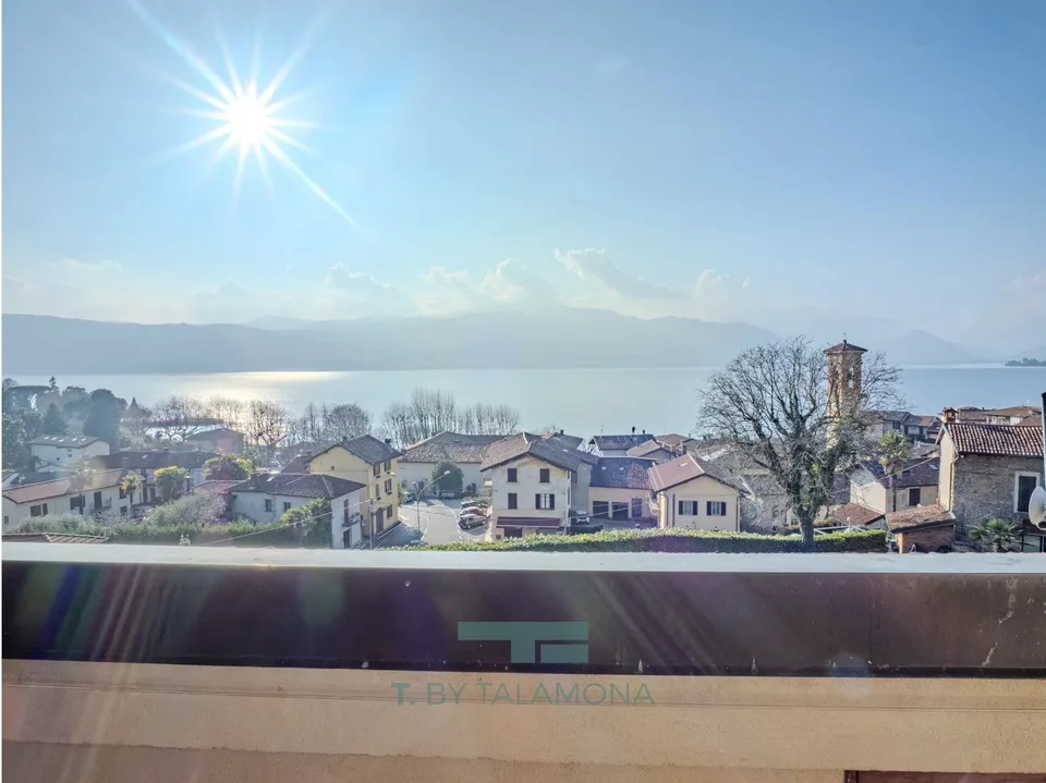 Studio-Apartment mit Garten und Balkon mit Seeblick in Cerro, Laveno Mombello