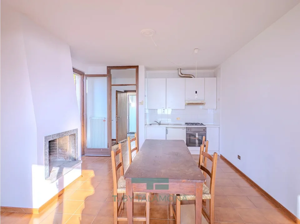 Studio-Apartment mit Garten und Balkon mit Seeblick in Cerro, Laveno Mombello