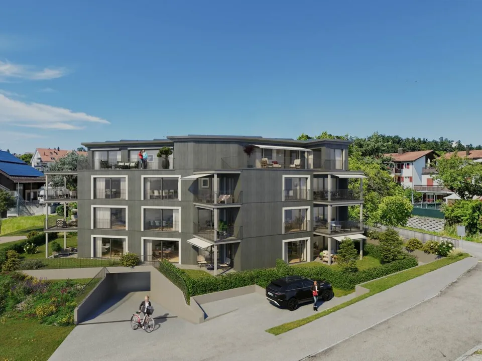 3.5 Zi. Attikawohnung im Neubau MFH Ruediland