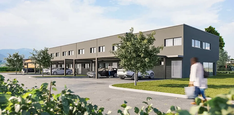 Casa con giardino a Genestrerio in un nuovo complesso residenziale