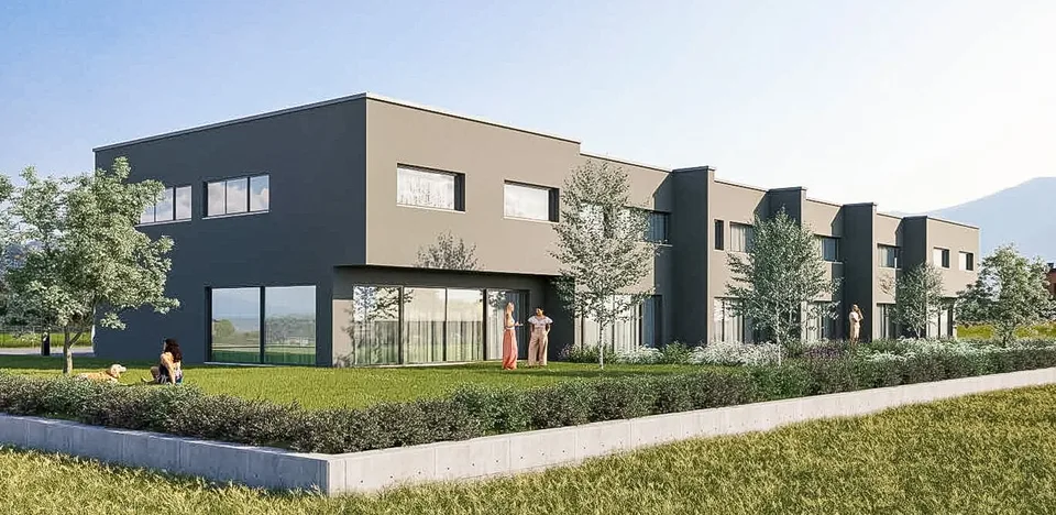Casa con giardino a Genestrerio in un nuovo complesso residenziale
