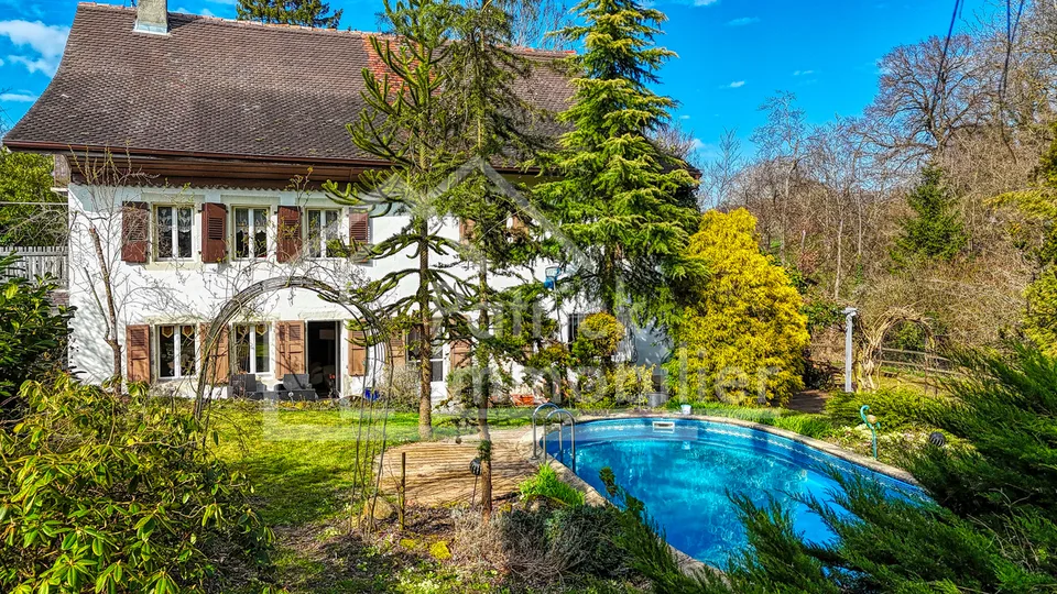 Ferme rénovée de caractère avec piscine et installations équestres