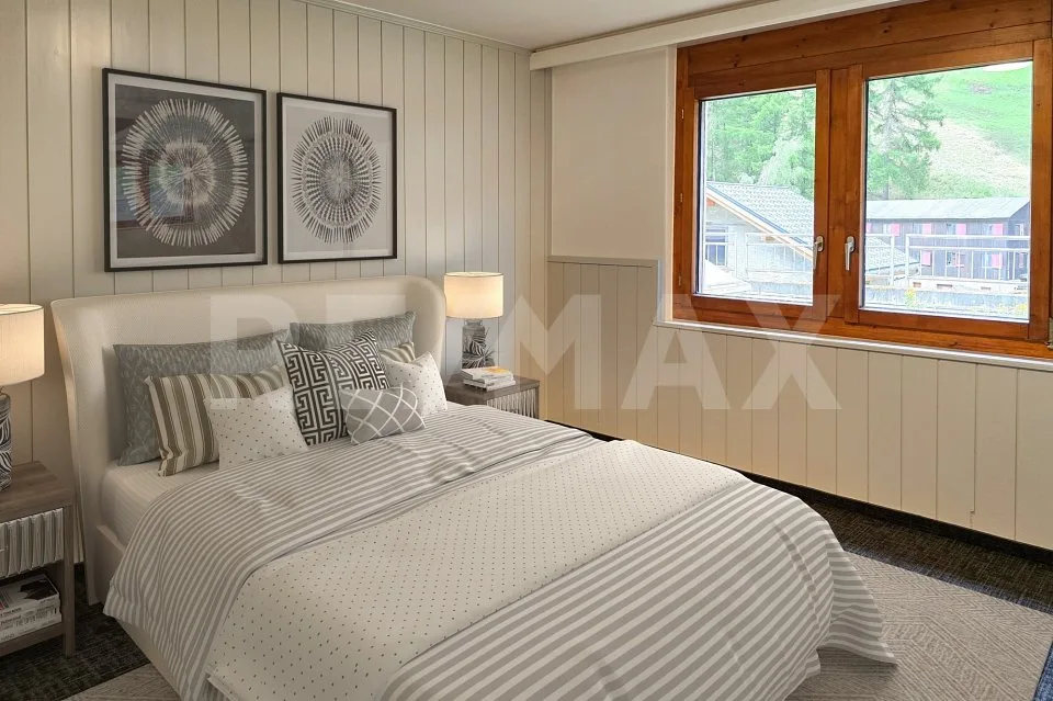 2.5-Zimmerwohnung mit grosser Terrasse und Matterhornsicht in Zermatt