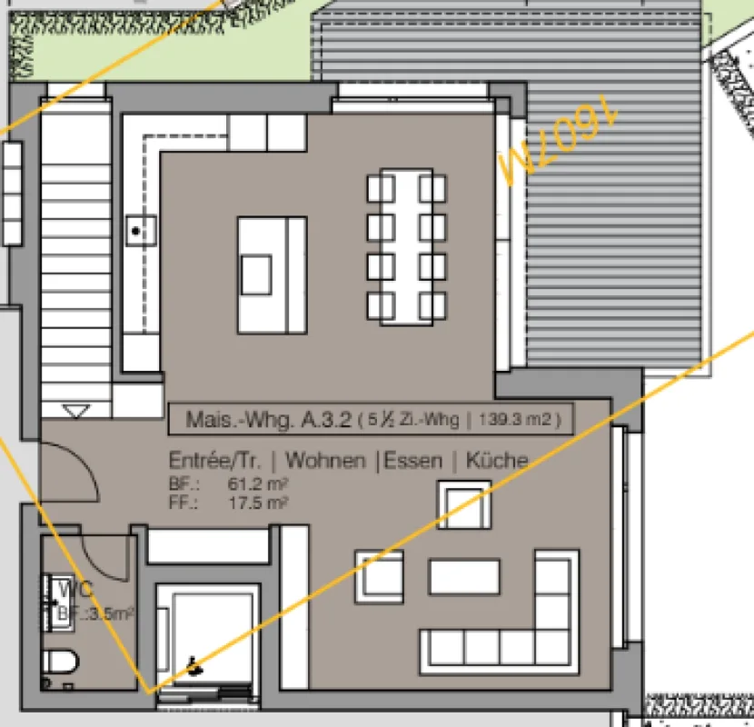 Maisonettewohnung mit sep. Homeoffice: Wg. A3.2