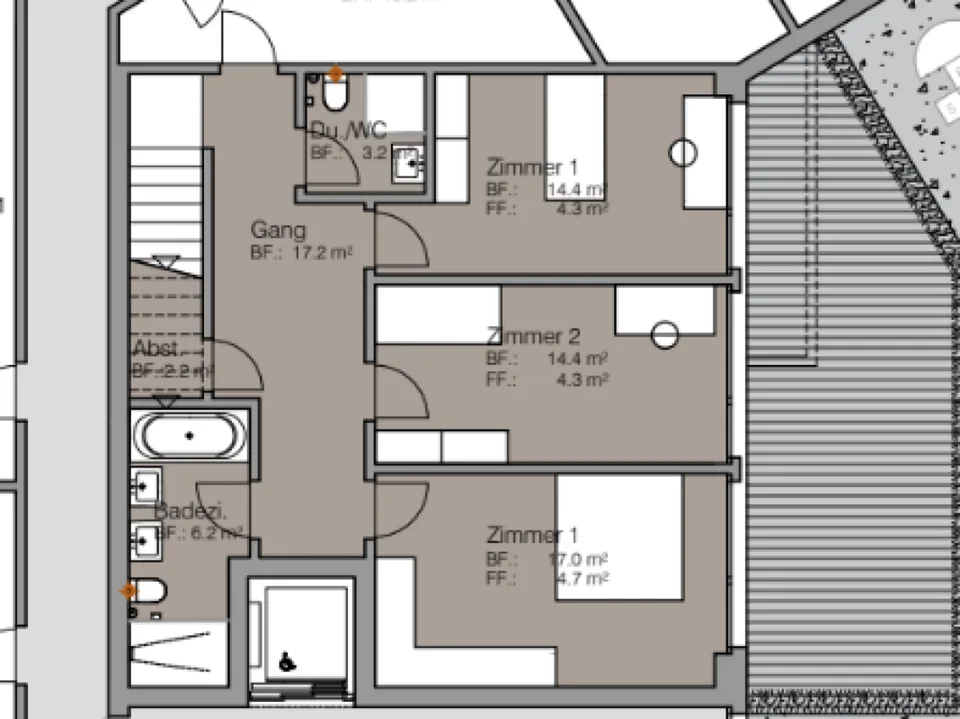 Maisonettewohnung mit sep. Homeoffice: Wg. A3.2