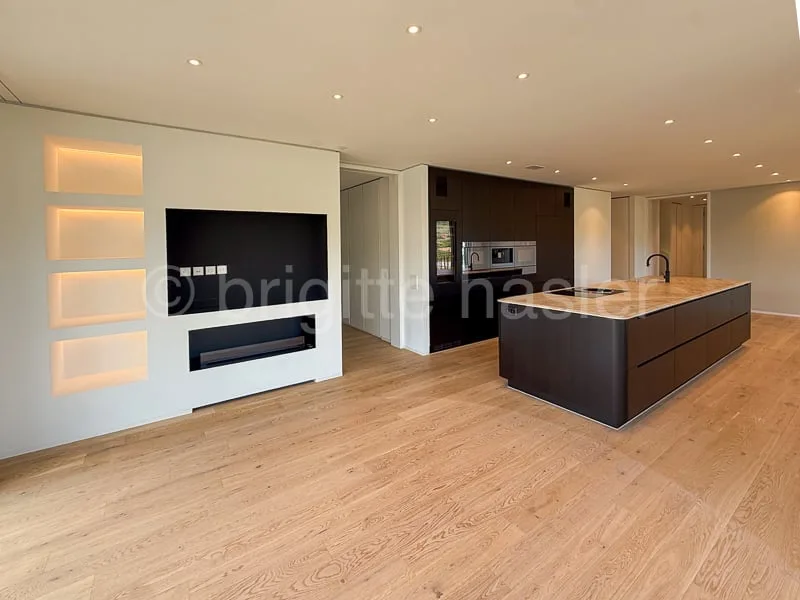 Unité maisonnette exclusive avec design intérieur de haute qualité et vue panoramique à couper le souffle