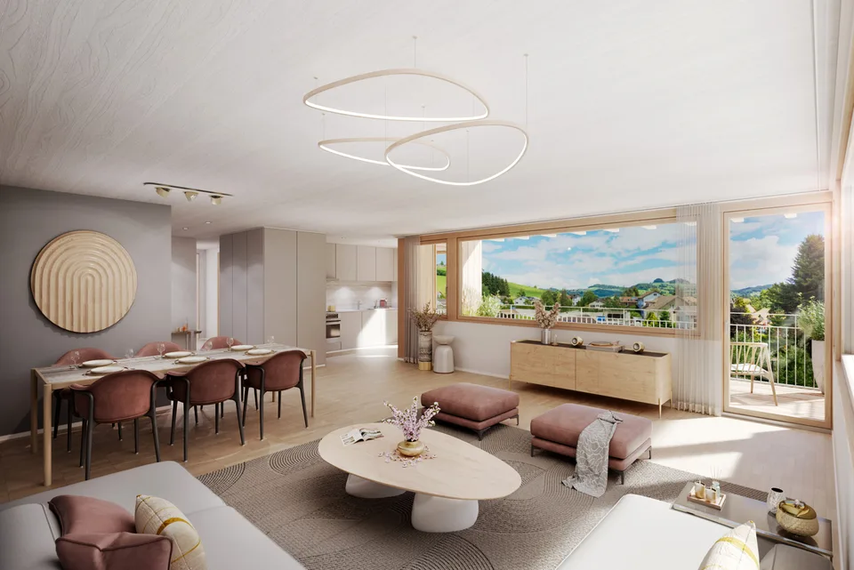 Appartement 102 - 3,5 pièces au 1er étage