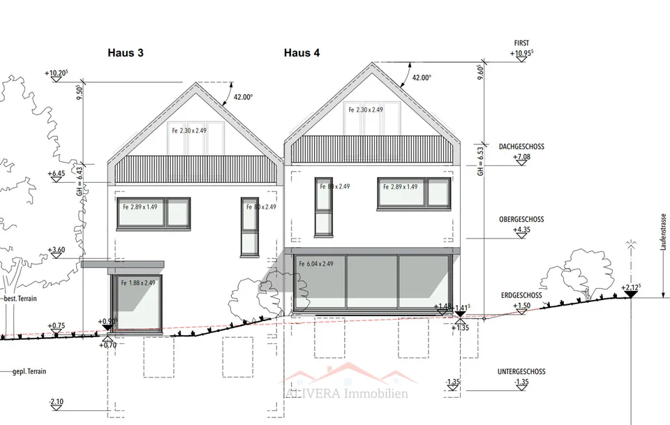 Doppeleinfamilienhäuser in 4254 Kleinlützel, Haus 2