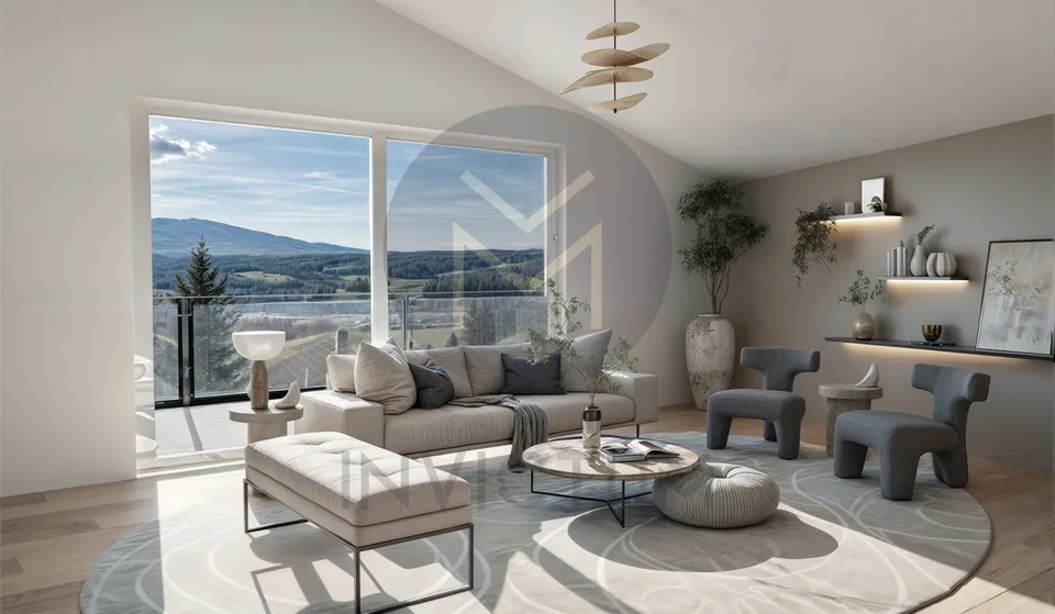 SPLENDIDO APPARTAMENTO NUOVO CON VISTA LAGO E MONTAGNA A BOTTERENS