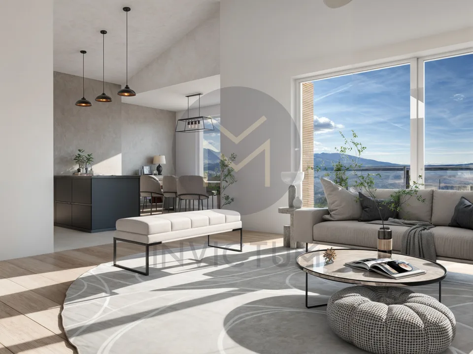 SPLENDIDO APPARTAMENTO NUOVO CON VISTA LAGO E MONTAGNA A BOTTERENS