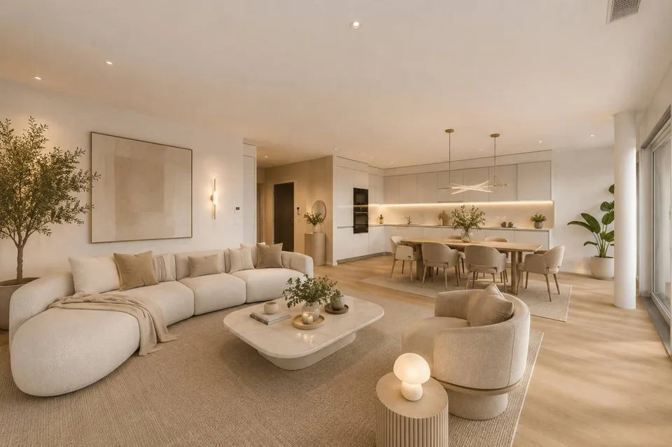 Appartamento di 4,5 locali di alto standing. Vista sul lago e ampio balcone coperto di 76m2.