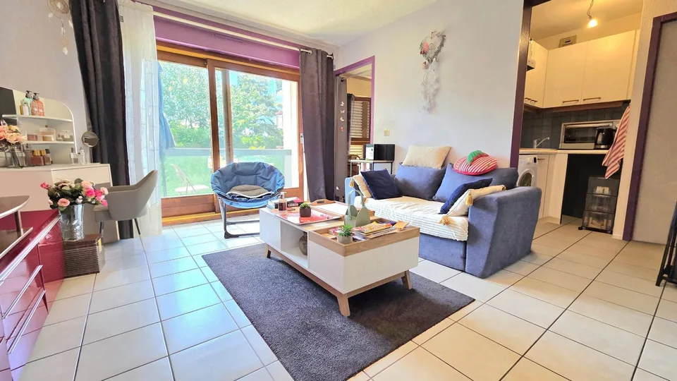 Thonon-les-Bains Morcy : T2 lumineux avec terrasse