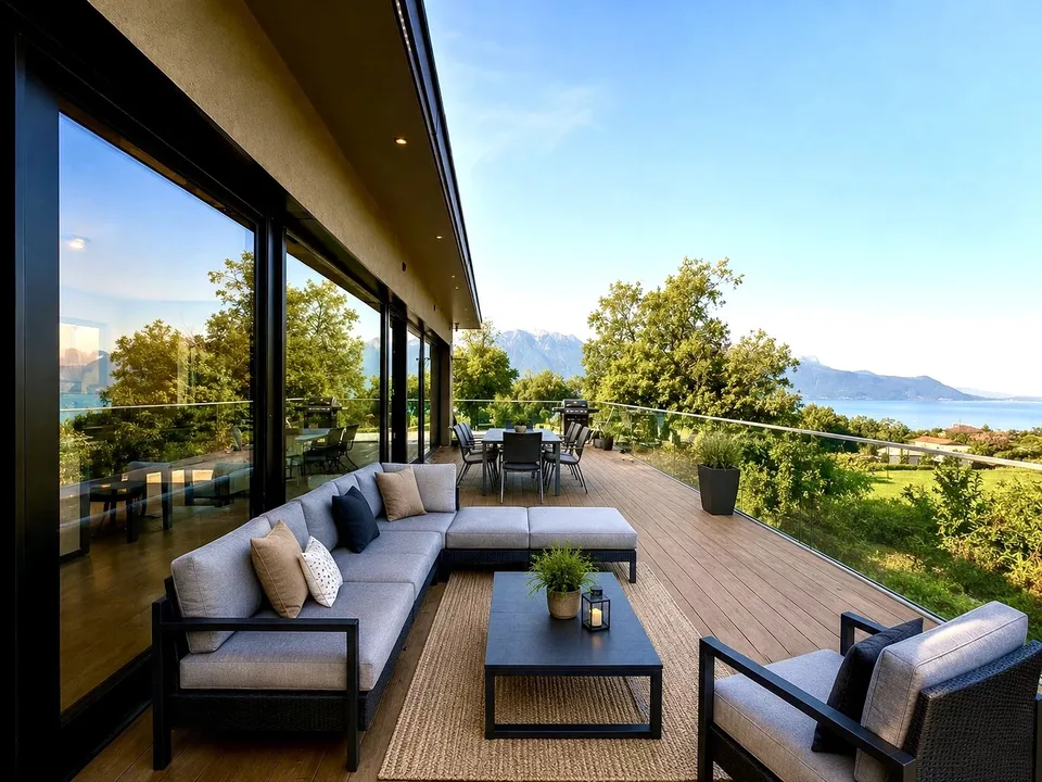 Villa moderne Vue lac.