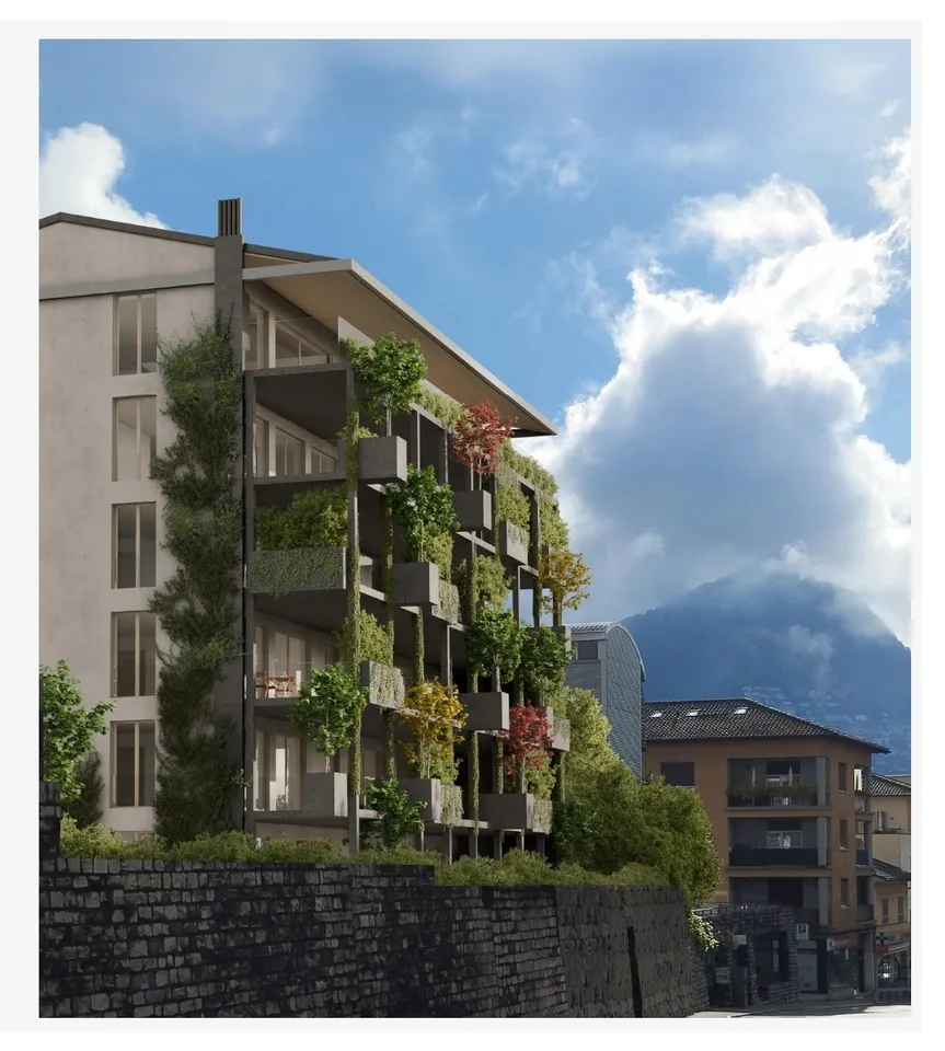 Résidence Selva - Appartement de 4,5 pièces à Massagno avec vue panoramique