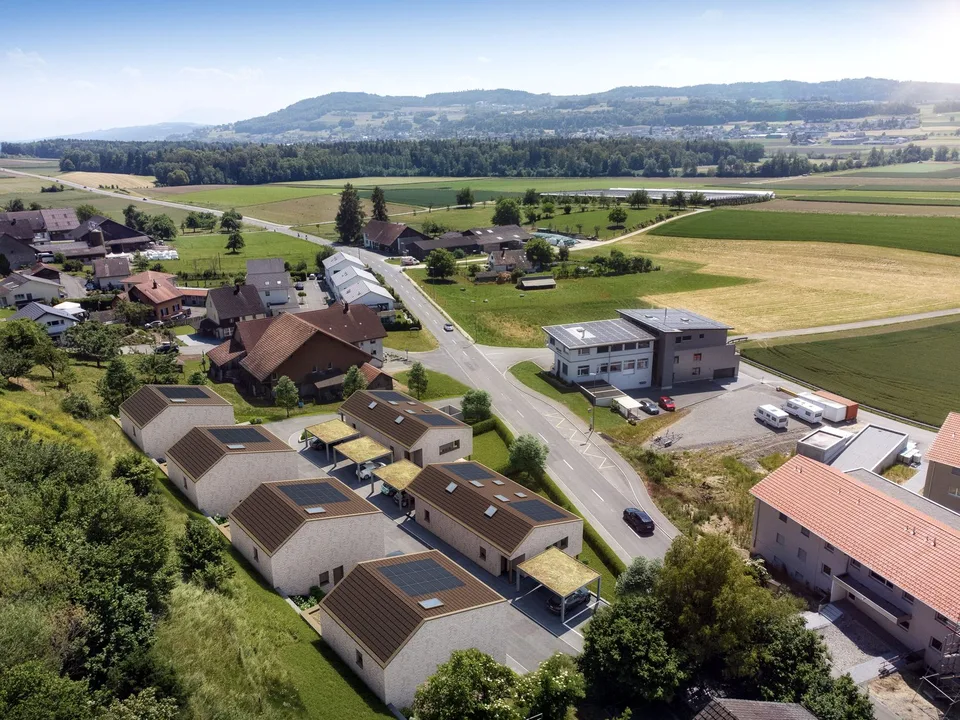 Casa unifamiliare di 4,5 locali con giardino e PV in vendita a Egliswil