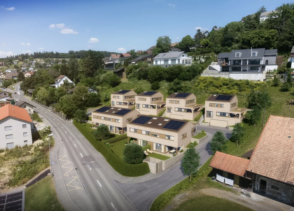 Casa unifamiliare di 4,5 locali con giardino e PV in vendita a Egliswil